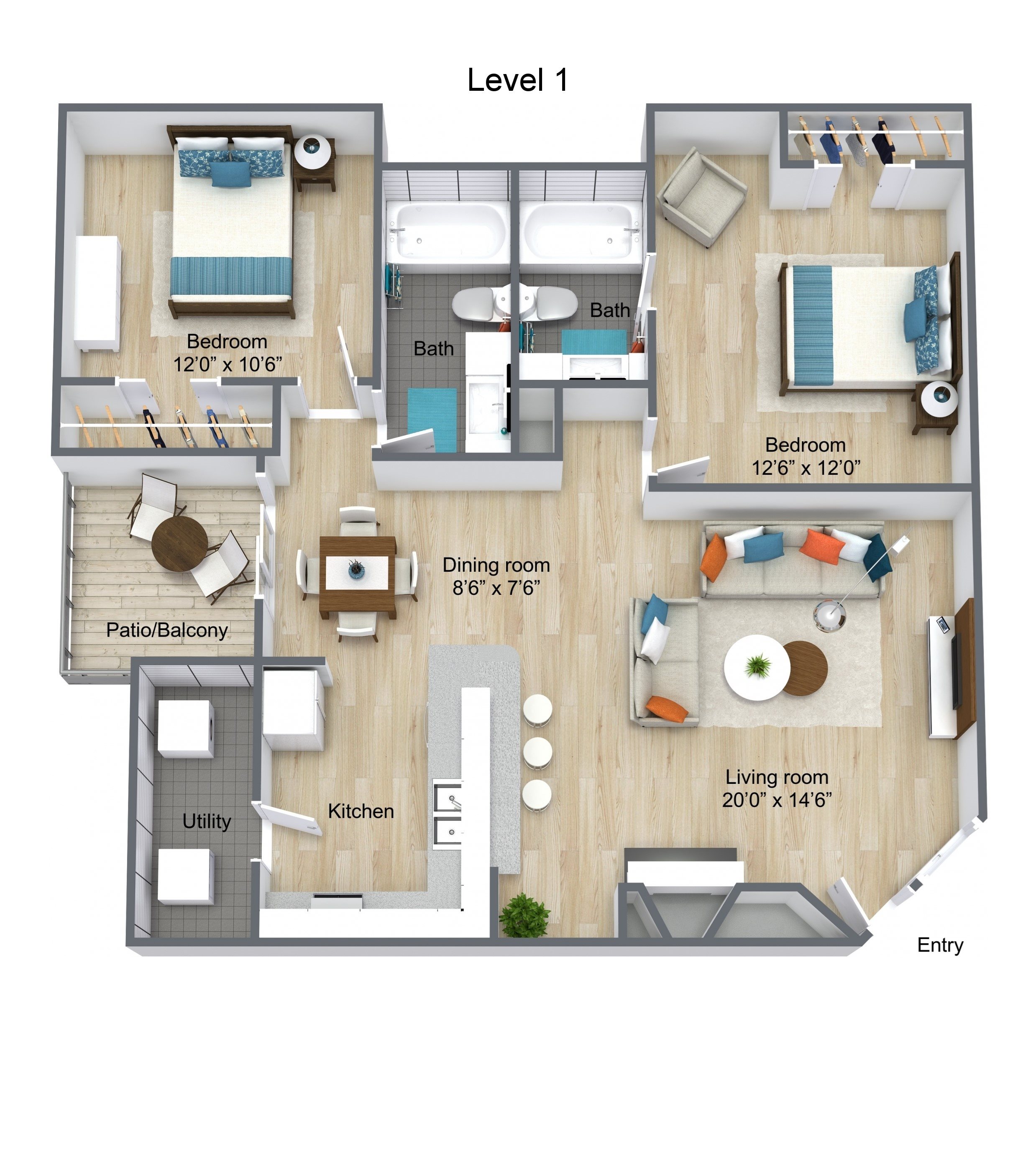 The Pointe Floor Plan 4